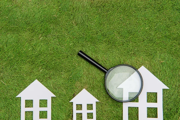 Groen gebouw huis ontwikkeling, milieubehoud, Ma — Stockfoto