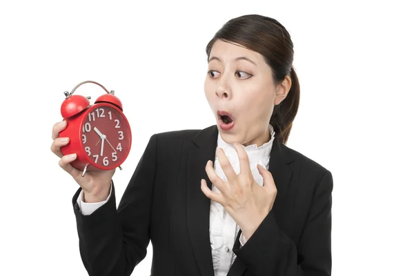 Businesswoman in a hurry — Stock Photo, Image