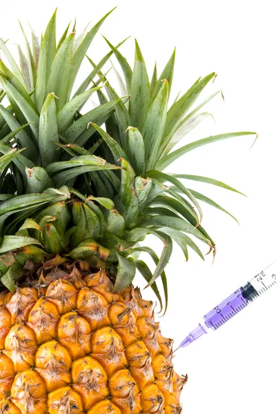 Genetic Modification, pineapple, fruit, modification, strange, s — Stock Photo, Image