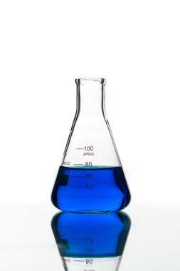 Test tüpleri mavi sıvı, Laboratuar kapkacakları