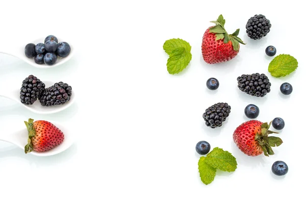 Healthy eating plan, Dieting, berry — Stock Photo, Image