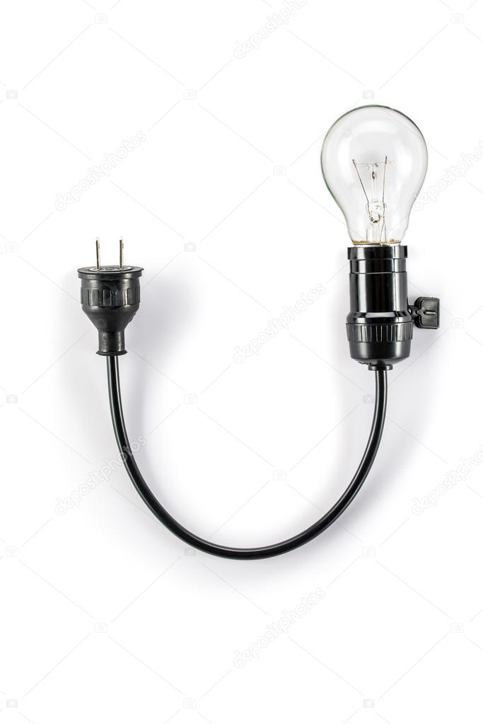 Enchufe desde bombilla | bombilla de luz con enchufe y sostenedor de la