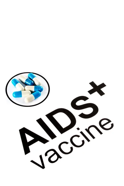 Wissenschaft Forschung mit Hilfsmitteln orale Impfkapsel, hiv — Stockfoto