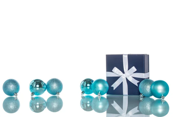 Luxury color gift box with  christmas decoration — Stockfoto