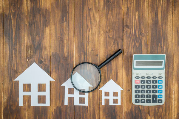 buy house Mortgage calculations,  calculator with Magnifier