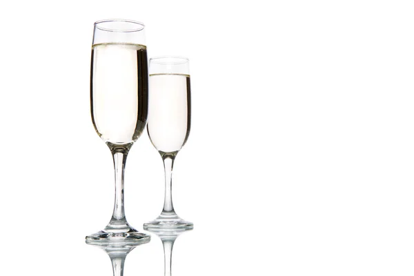 Copo de champanhe, férias de celebração — Fotografia de Stock