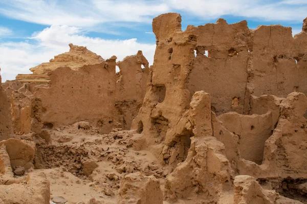 Die Ruinen der alten afrikanischen Berberstadt Festung, Ägypten — Stockfoto
