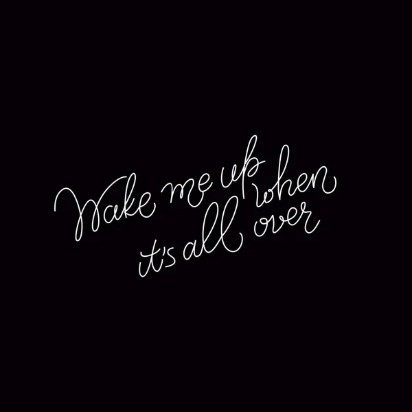 Sarcastic lettering 