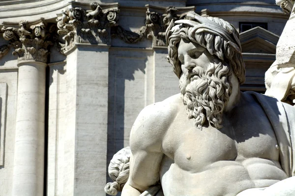 Piazza navona in Rome, Italië — Stockfoto