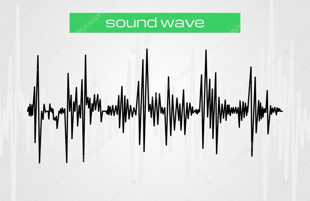 Halftone sound wave modern music design element isolated on white background