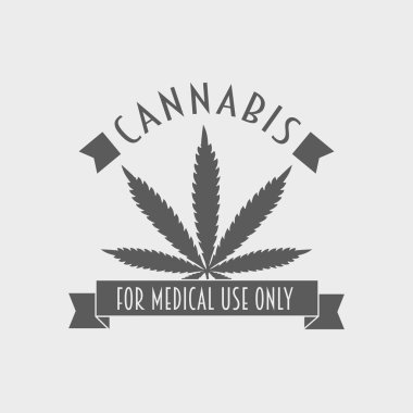 Tıbbi marihuana. Esrar logo kavramı