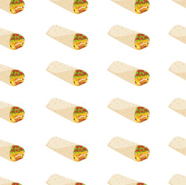 Lezzetli Meksikalı börek ile Seamless Modeli