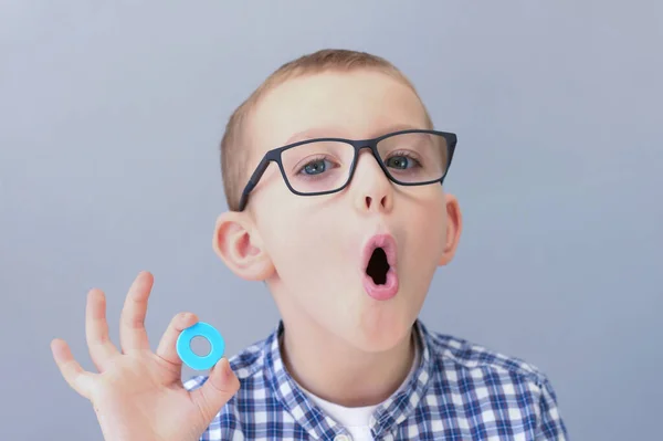 Spraaktherapie Jongen Leert Brieven Woorden Geluiden Correct Uit Spreken — Stockfoto