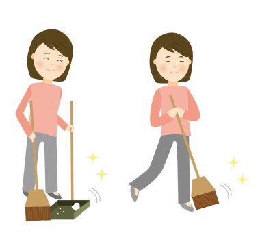 Gülümseyen bir kadın