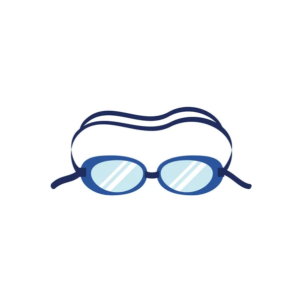 Lunettes Bleues Clip Art Icônes — Image vectorielle