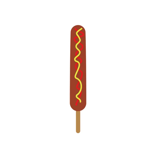 Yummy Frankfurters Clip Art Icons — Stock Vector