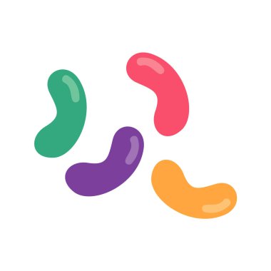 Renkli jelibon tokası sanatı