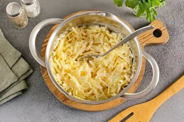 Her şeyi konteynırda iyice karıştır..