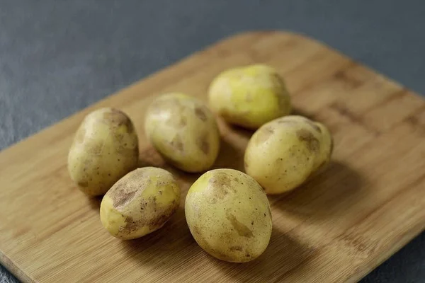 Lavare Asciugare Bene Patate — Foto Stock