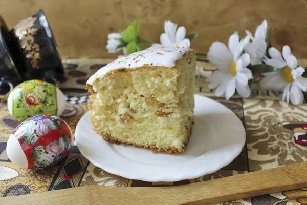 Torta Pronta Impasto Buona Pasqua — Foto Stock