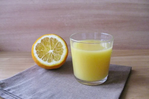 Jus Orange Peut Être Acheté Magasin Fabriqué Par Vous Même — Photo