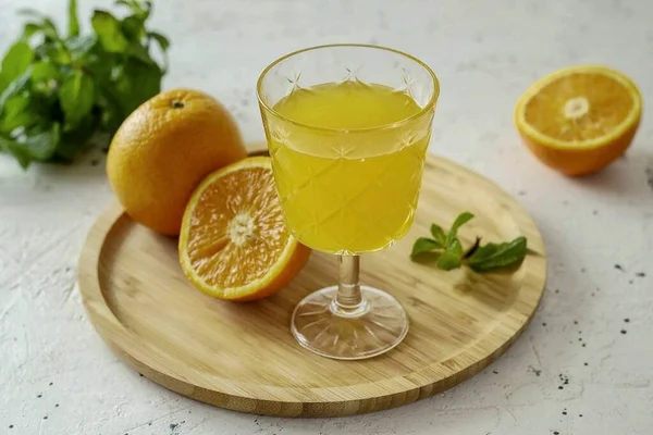 Likier Pomarańczowy Gotowy Proces Gotowania Jest Długi Ale Wynik Będzie — Zdjęcie stockowe