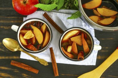 Kırmızı şarapları bardaklara, bardaklara, teneke bardaklara doldurun ve sıcak servis yapın. İçecekler onları ısıtacaktır. Unutma, sıcak şarap alkol içerir, bu yüzden çocuklara ikram etmemek daha iyidir.!