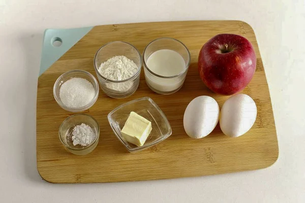 Prepare All Necessary Ingredients Making Imperial Omelette — Stock Photo, Image