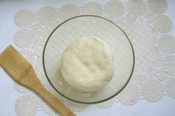 Knead Soft Elastic Dough — Stok Foto