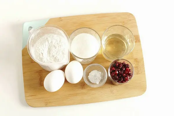 Prepare Todos Los Ingredientes Necesarios Para Hacer Pastel Bayas —  Fotos de Stock