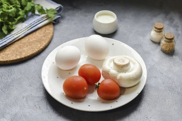 Prepare Todos Ingredientes Necessários Para Preparar Café Manhã Finlandês — Fotografia de Stock