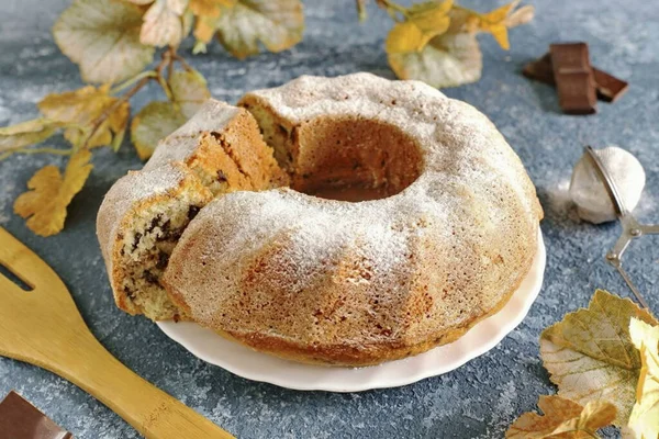 Pastries Simple Very Tender Tasty Try Pie Can Served Only — Stock Photo, Image