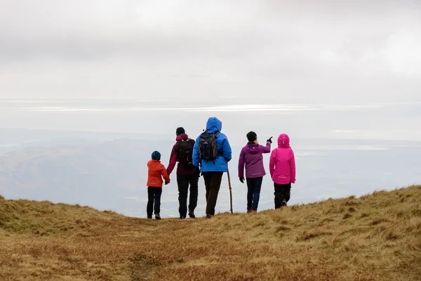 Lake District utsikt över Irländska sjön — Stockfoto