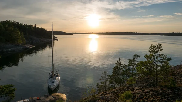 Sunset in the archipelago — Stock Photo, Image