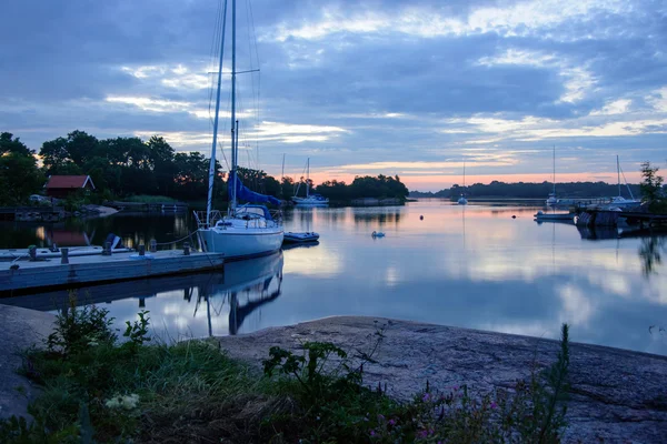 Notte d'estate nell'arcipelago — Foto Stock