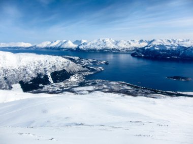 Lyngen Alps and fjords, Norway clipart