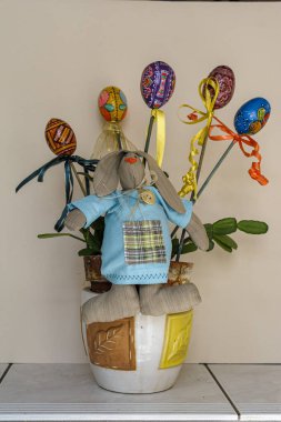 _ JP68029-Paskalya yumurtaları - Küçük Paskalya buketi 