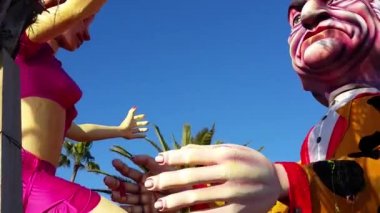 Silvio Berlusconi ve Dominique Strauss-Kahn - Carnival güzel 2016 karikatürlerinin