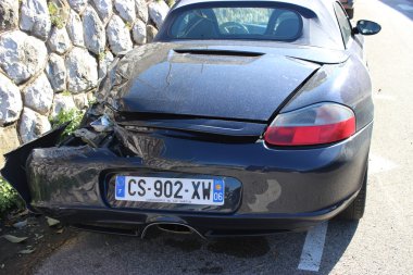 Porsche 911'i Roadster Crash