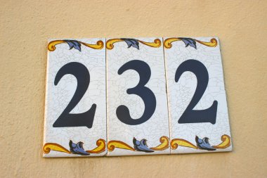 Ev duvar 232 numaralı