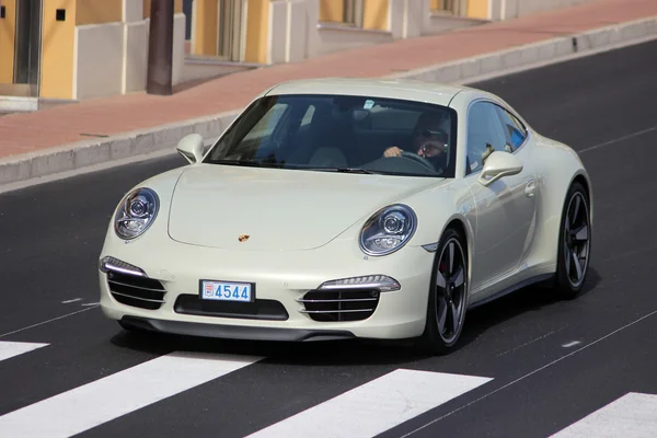 Porsche 911 50th anniversary edition in Monte-Carlo, Monaco — Stock Photo, Image