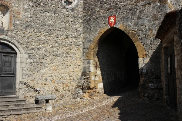 Mittelalterliche Stadtmauer von Perouges — Stockfoto