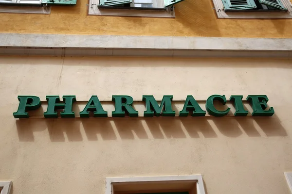 French Pharmacy Sign — Stock Photo, Image