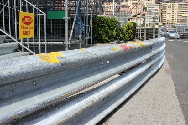 Valla de barrera de seguridad del Gran Premio de Mónaco 2016 — Foto de Stock