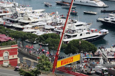 Seyirci F1 Monaco Grand Prix 2016 gelen Yatlar izle
