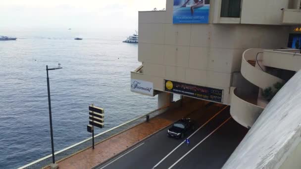 Yol Monaco tünel için gidiyor — Stok video