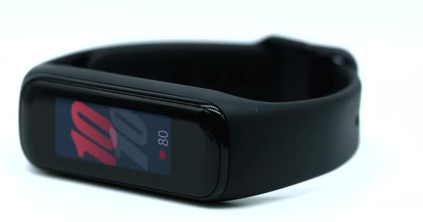 프랑스 2020 Samsung Galaxy Fit2 Digital Smart Fitness Watch Bracelet — 비디오