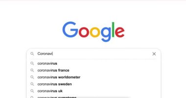 Paris, Fransa - 3 Mart 2021: Google Arama Motoru Google 'ın Arama Çubuğunda 