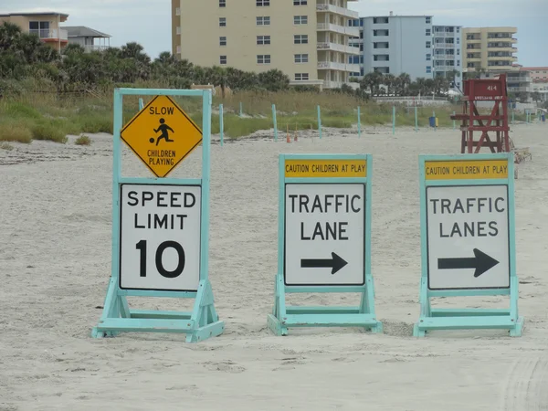 Daytona Beach signs — Stock Photo, Image