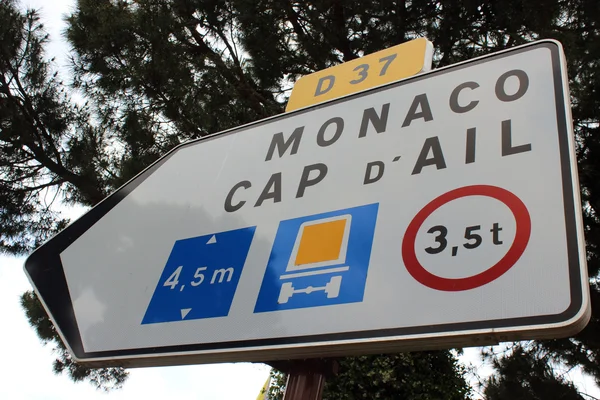 Verkehrsstraße von Monaco — Stockfoto